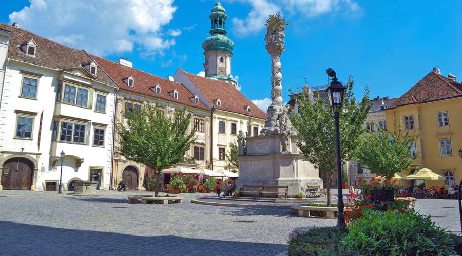 Nuestros servicios de alquiler de coches ofrecen una diversa selección de vehículos en Sopron.